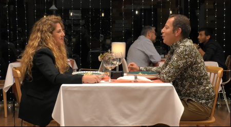 Mel y Patricia en 'First Dates'