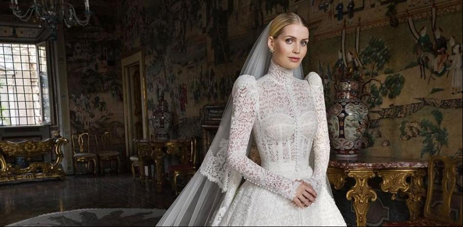 El espectacular vestido de novia de Kitty Spencer, sobrina de Lady Di