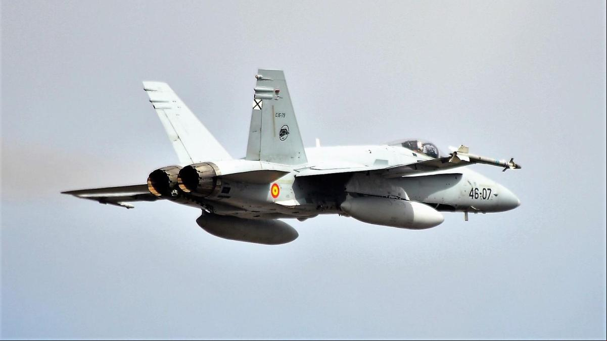 Muere el piloto de un caza F-18 que se ha estrellado cerca de Teruel