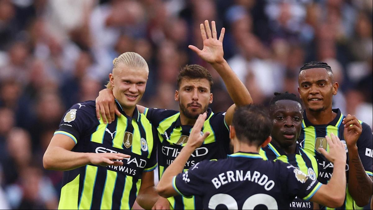 Haaland repite hat-trick y el Arsenal no sigue el ritmo del City