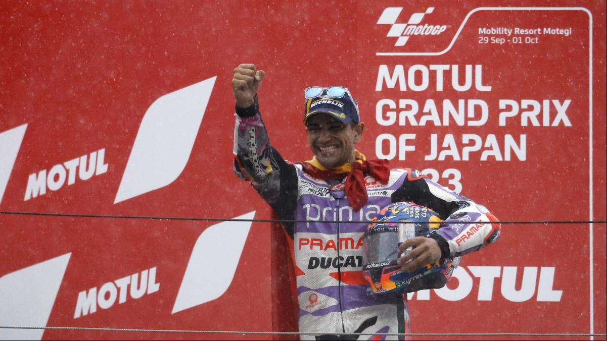 MotoGP: Jorge Martín vence sobre agua en Japón y se acerca a 3 puntos de Bagnaia