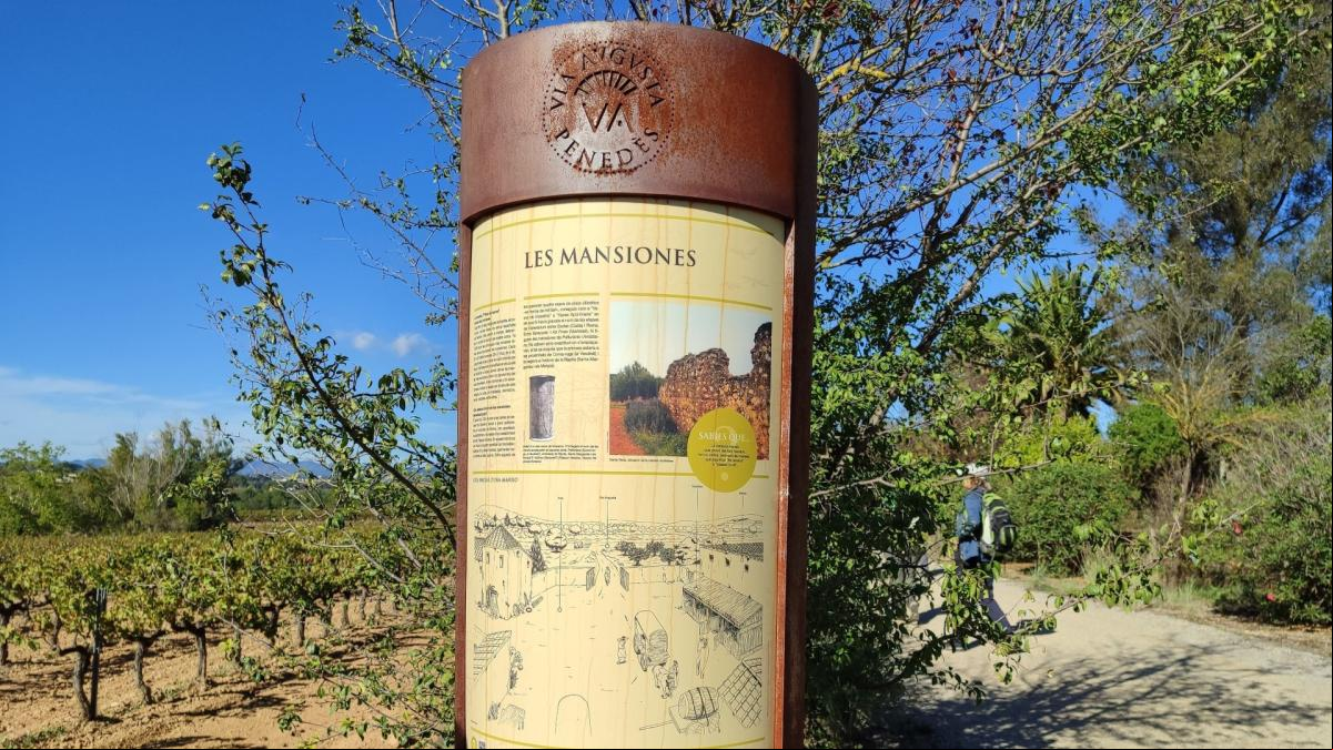 Los miliarios de la Vía Augusta en el Penedès