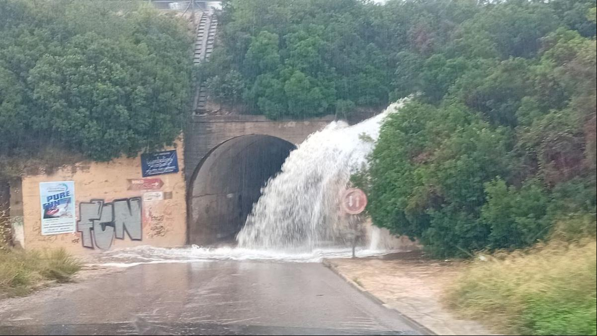 Cortada la N-340 a la altura de la Ametlla de Mar por inundaciones