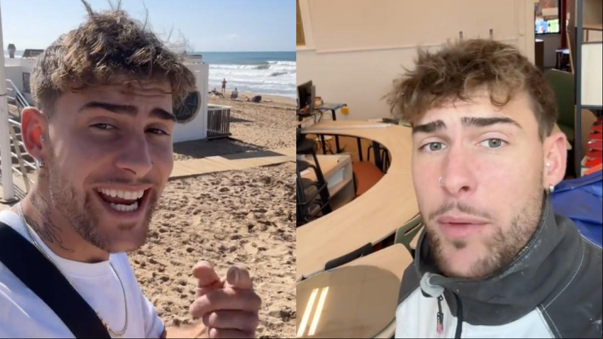 Muestra como deja su trabajo de pintor en Bélgica para mudarse a Torrevieja: “Cansado del mal tiempo y de que todo sea caro”