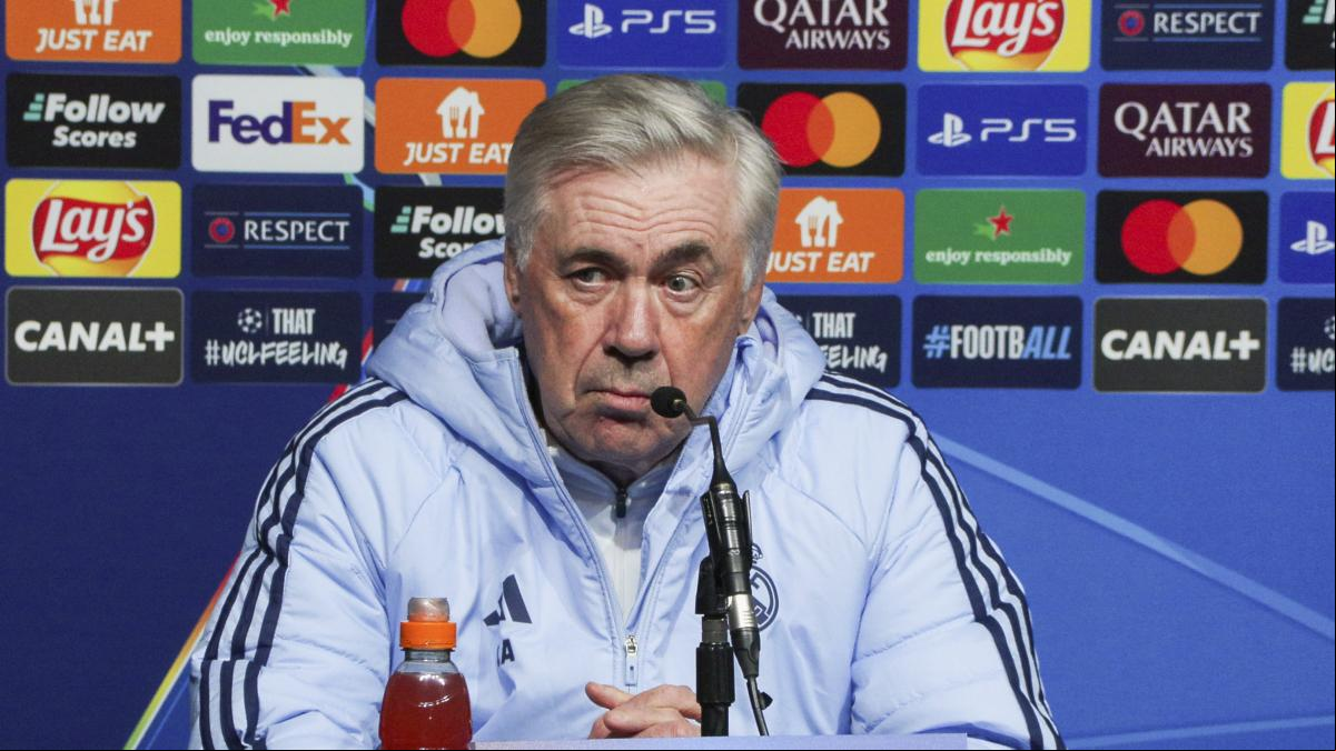 Ancelotti: “Estoy más tranquilo con los arbitrajes en Europa”