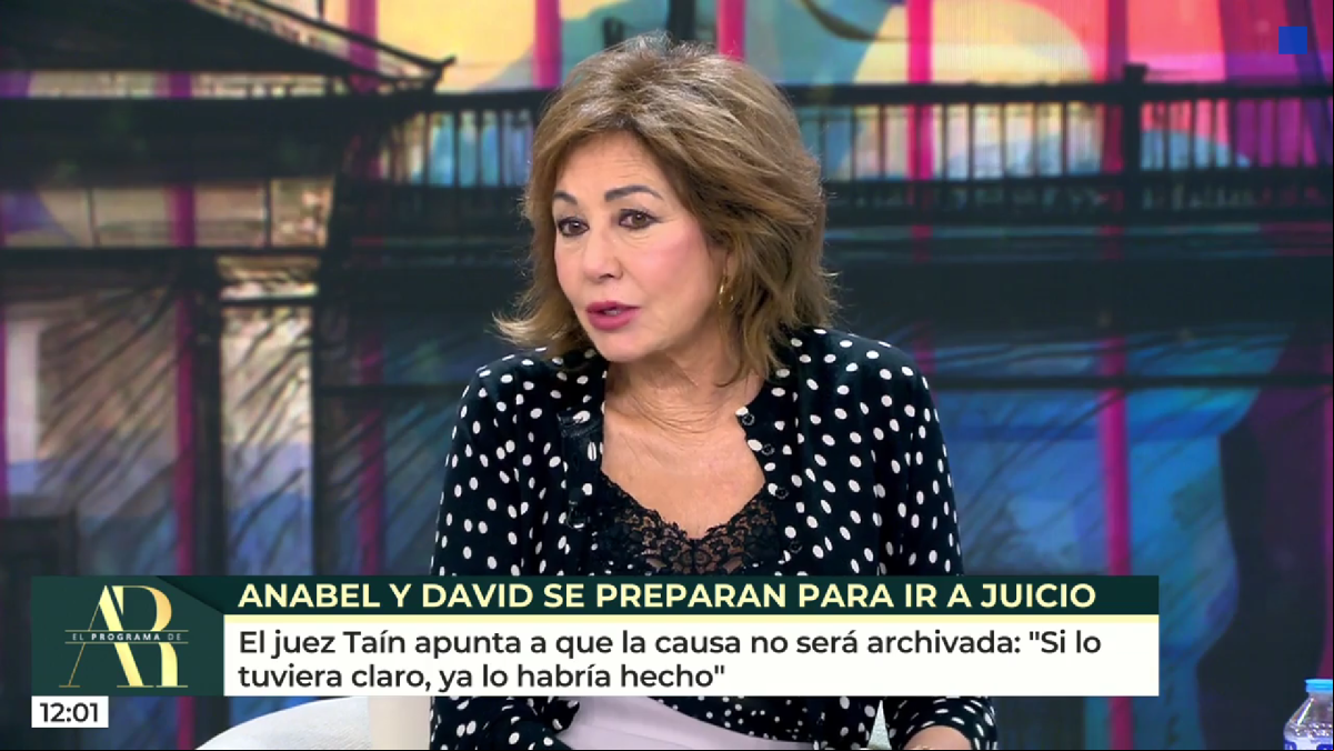 Ana Rosa Quintana sentencia la investigación de Anabel Pantoja y David Rodríguez: “La jueza tiene que llegar hasta el final”