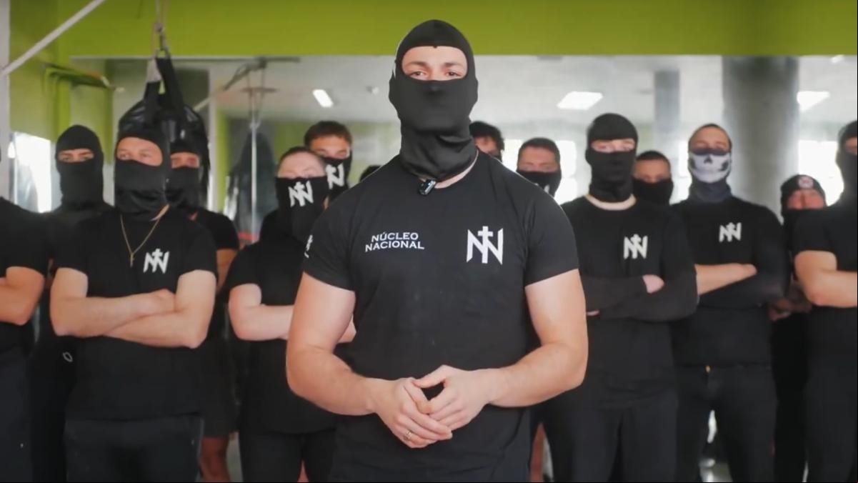La Guardia Civil aprecia un presunto delito de odio en el vídeo de los ultras de Núcleo Nacional