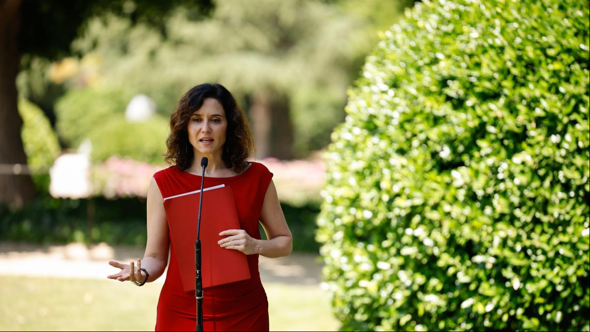 Ayuso pide a los ciudadanos que acudan a la manifestación del domingo en la capital