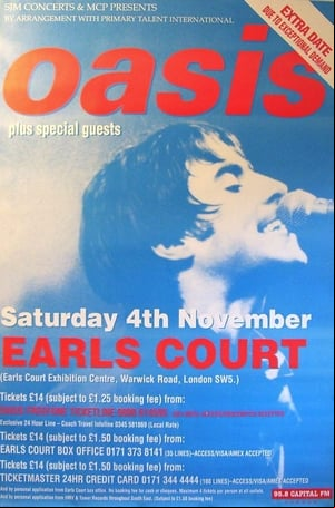 Oasis Live @ Earls Court 1995 Oasis Live @ Earls Court 1995