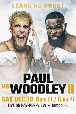 Jake Paul vs. Tyron Woodley 2