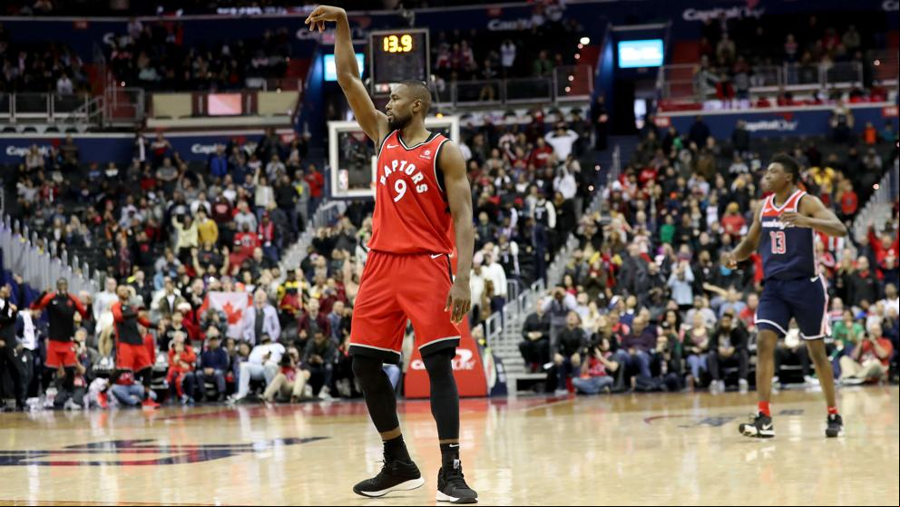 El triple de Ibaka que dio la victoria a Toronto tras dos prórrogas