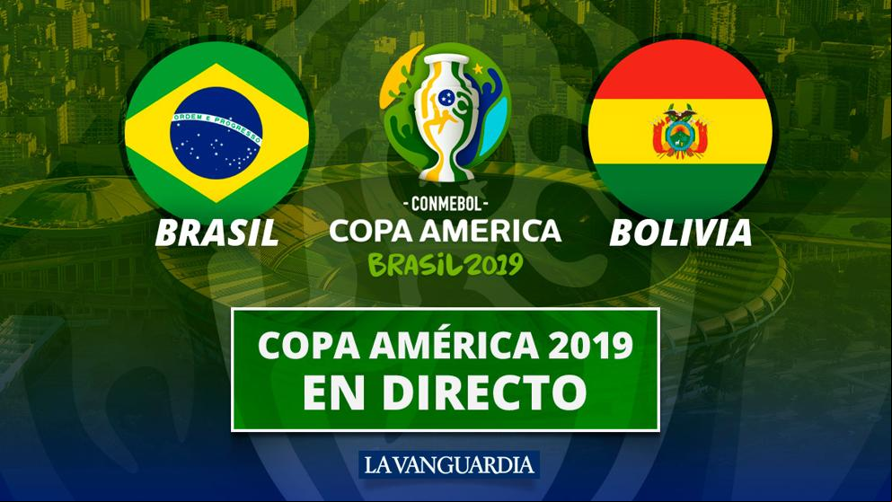 Brasil - Bolivia: La Copa América, en directo