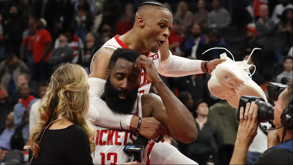 Rockets y Wizards establecen la tercera mejor marca anotadora de la historia de la NBA