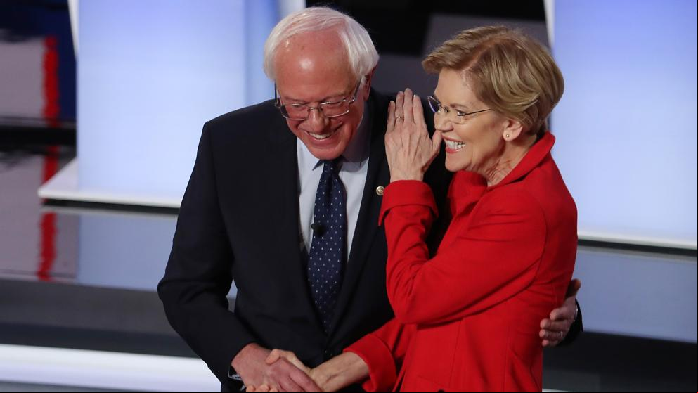 Bernie Sanders habría dicho a Elizabeth Warren que una mujer no podría ganar la presidencia